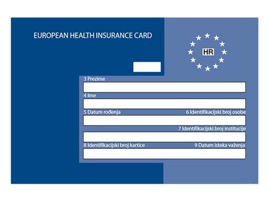 The European health insurance card without waiting for the redomatima for HEALTH INSURANCE-and