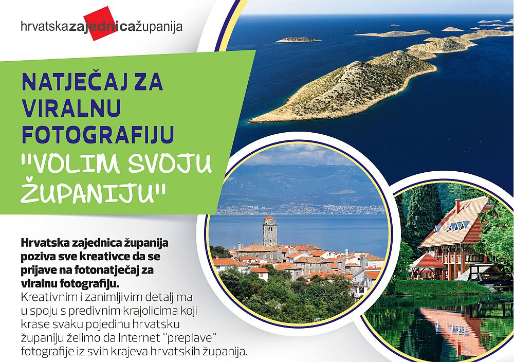 Hrvatska zajednica županija pokrenula foto natječaj 