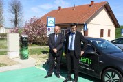 Puštena u rad prva punionica električnih automobila u Slavonskom Brodu
