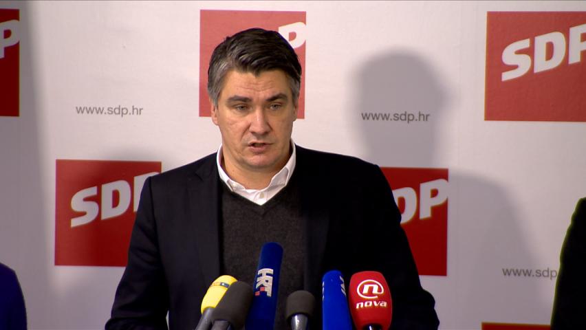 Milanović najavio da će SDP pokrenuti postupak izglasavanja nepovjerenja Karamarku