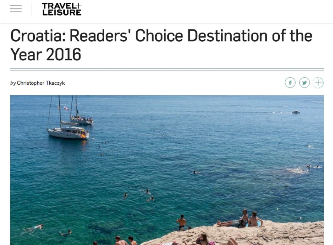 Veliko priznanje: američki magazin proglasio Hrvatsku svjetskom destinacijom godine