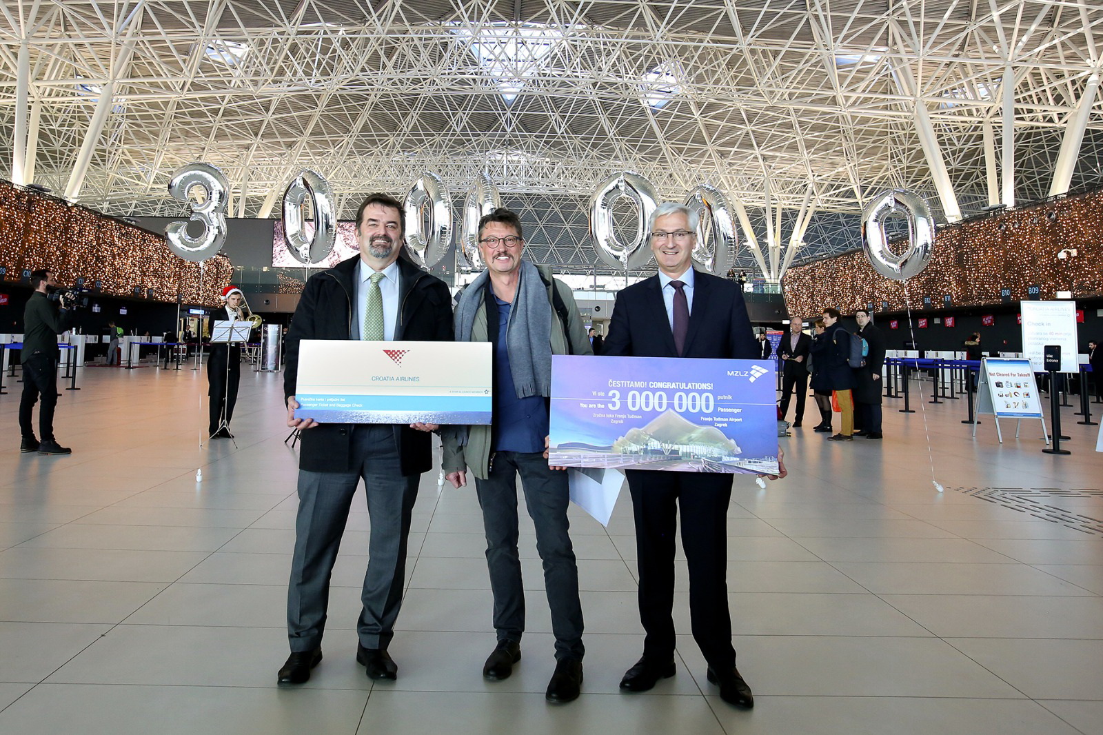 Zračna luka Franjo Tuđman prvi put u povijesti bilježi tri milijuna putnika