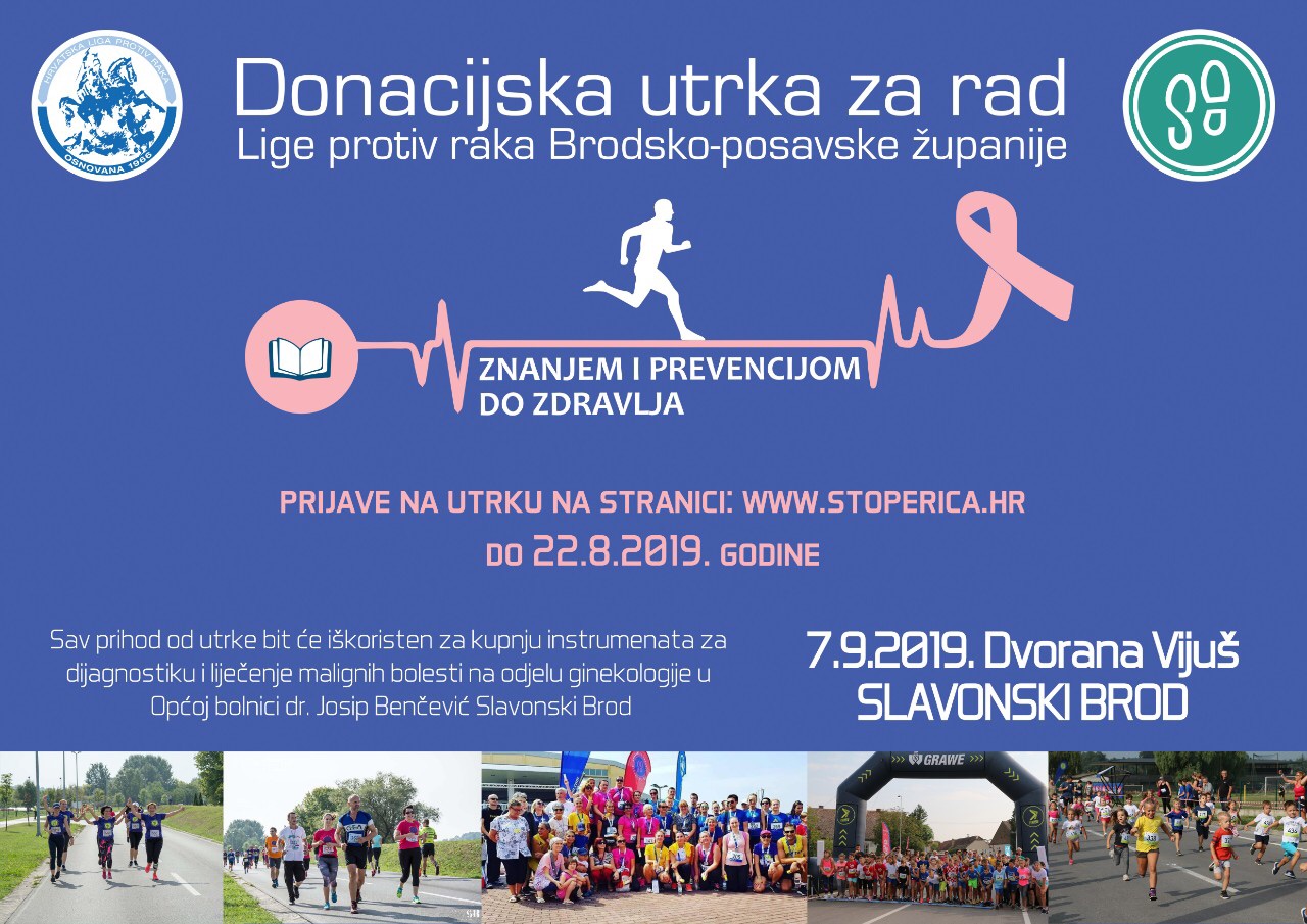 Liga protiv raka BPŽ: Donacijska utrka Znanjem i prevencijom do zdravlja 07.09.2019.