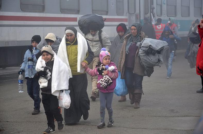 The first refugees from the Middle East arrived in Winter carrying transit centre in Slavonski Brod