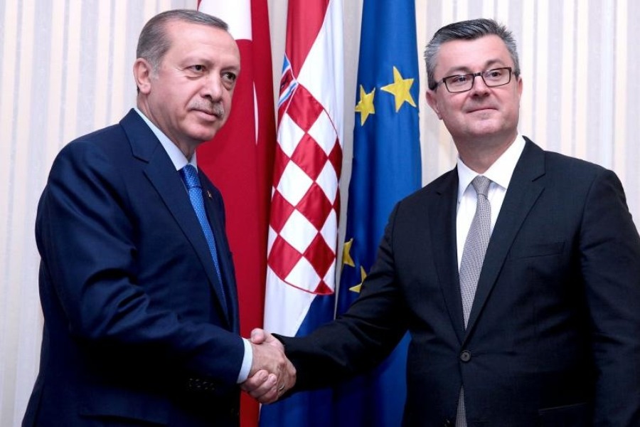Sastanak turskog predsjednika Erdogana i premijera Oreškovića