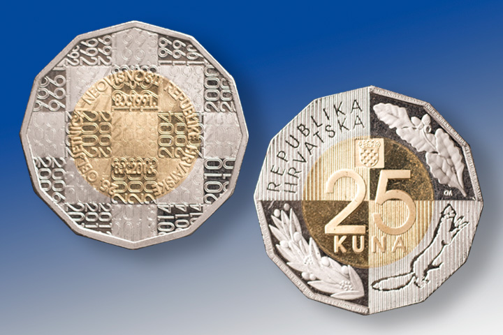 HNB izdaje novu kovanicu od 25 kuna, rješenje za izgled izabrali građani