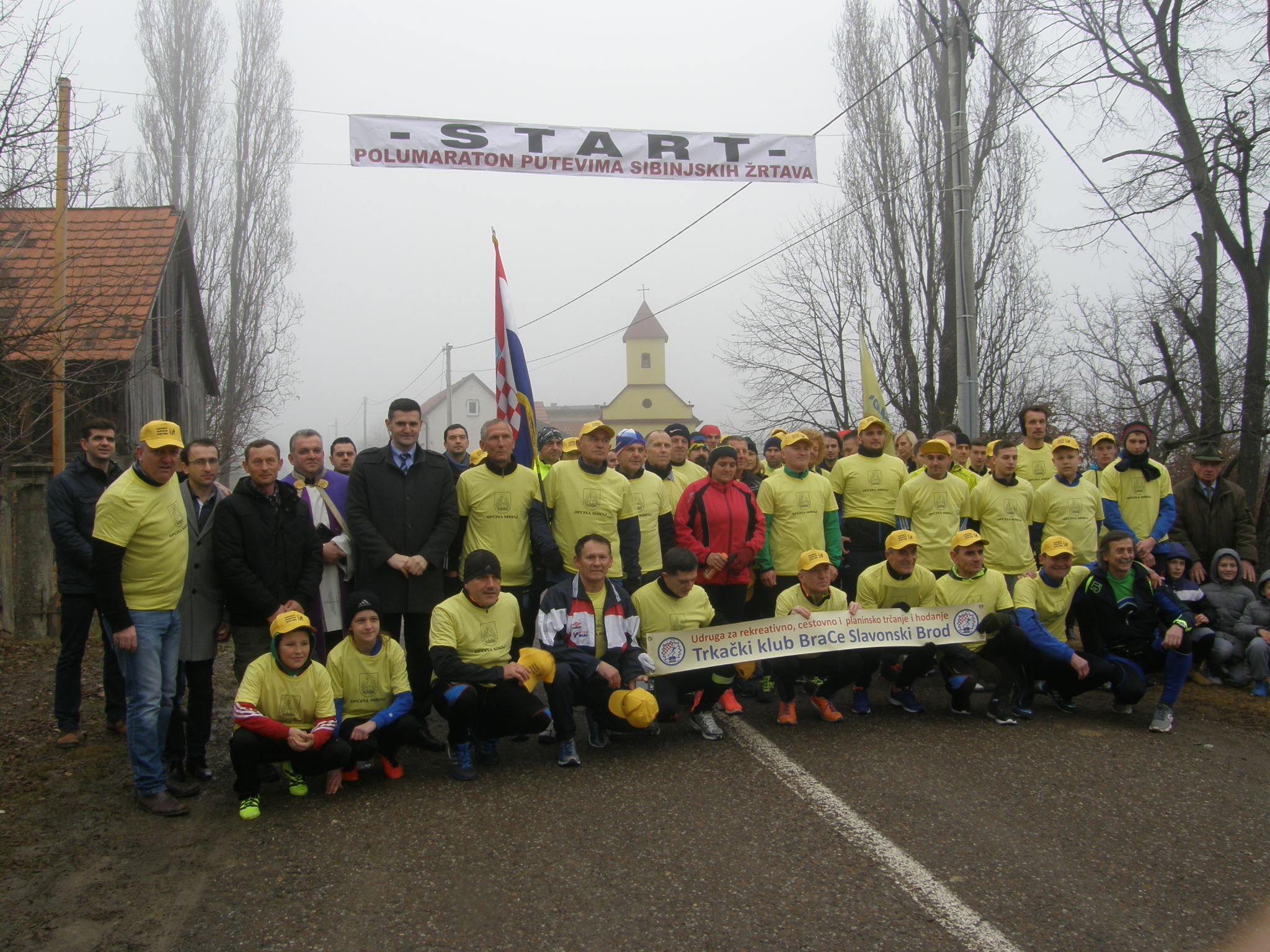 DAN OPĆINE SIBINJ: Gotovo 200 sudionika trčalo tradicionalni polumaraton 'Putevima Sibinjskih žrtava'